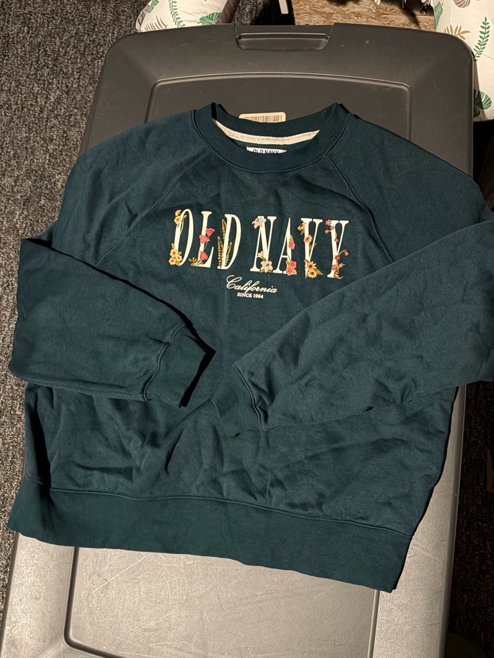 Old Navy women Crewneck Sweatshirt - Dark Teal